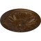 Ekena Millwork Bordeaux Ceiling Medallion (Fits Canopies up to 3 1/4"), 22 5/8"OD x 1 3/4"P, Root Beer Crackle CM22BORBC - alternate 2